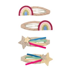Clips de pelo Disco Over the rainbow - Mimi & Lula