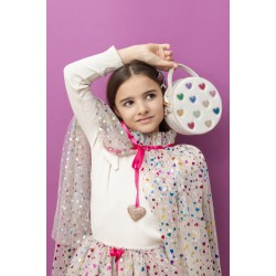 Bolso Jazzy hearts velvet - Mimi & Lula