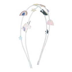Diadema doble Celeste Unicorn Alice - Mimi & Lula