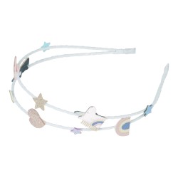 Diadema doble Celeste Unicorn Alice - Mimi & Lula