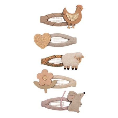 Mini clips de pelo Farm Animal - Mimi & Lula