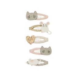 Mini clips de pelo Cat & Mouse - Mimi & Lula