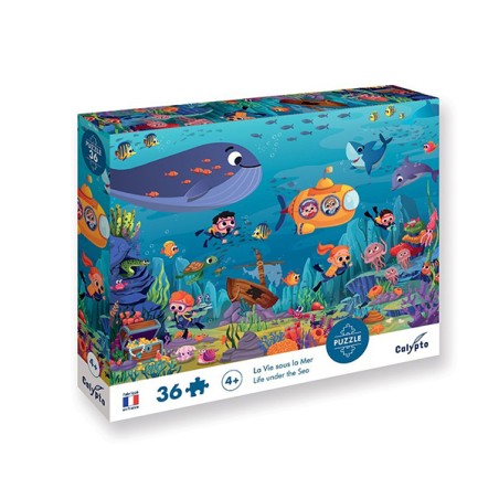 Puzzle La vida en el mar - 36 piezas