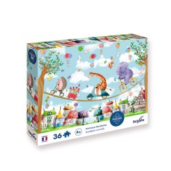 Puzzle Animales acróbatas - 36 piezas