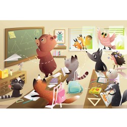 Puzzle Viva el cole - 24 piezas