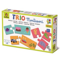 Puzzle Trio Logic Montessori - Familias Lógicas