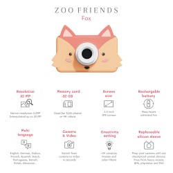 Cámara de fotos Zoo Friends - Fox - Zoofamily
