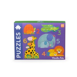 Puzzles evolutivos les Toupitis Moulin Routy - 20 piezas