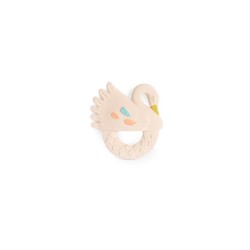 Sonajero mordedor cisne caucho - Moulin Routy