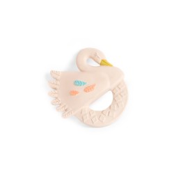 Sonajero mordedor cisne caucho - Moulin Routy