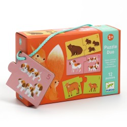 Puzzle dúo Baby animals