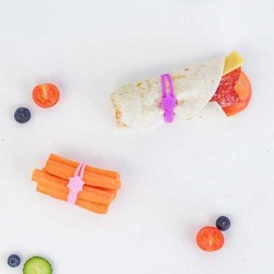 Bandas de silicona Wrap - Lunch Punch Blush 7 ud