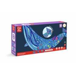 Puzzle de suelo brillante de ballena - 200 piezas