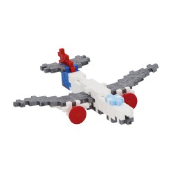 Tubo Plus Plus Transportes 100 piezas - Airplane
