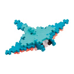 Tubo Plus Plus Animales 100 piezas - Manta Ray