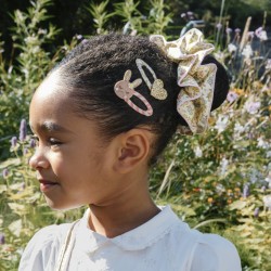 Goma de pelo - Petal Double Ruffle Scrunchie
