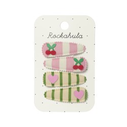 Clips de pelo - Cherry Kiss Fabric