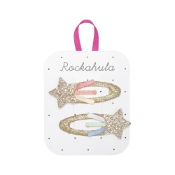 Clips de pelo - Rainbow Shooting Star