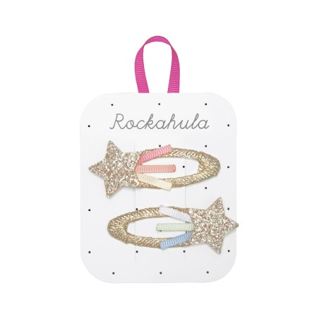 Clips de pelo - Rainbow Shooting Star