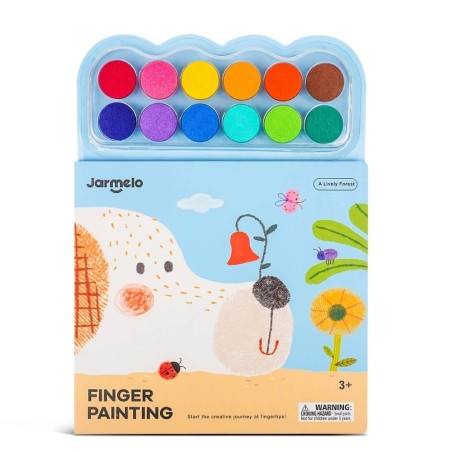 Libro creativo con pintura - A lively forest