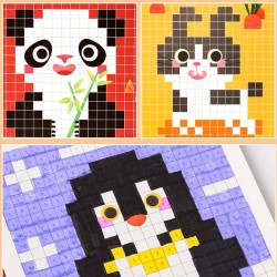 Cuaderno Pixel Art - Animal World
