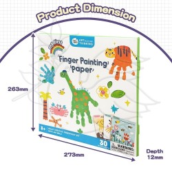 Cuaderno papel  para pintura de dedos