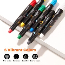 Crayones para cristal - 6 colores