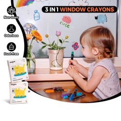 Crayones para cristal - 6 colores