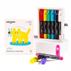 Crayones para cristal - 6 colores