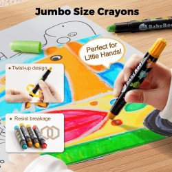 Crayones suaves lavables - 6 colores