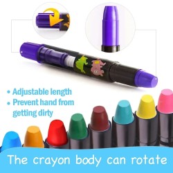 Crayones suaves lavables - 6 colores