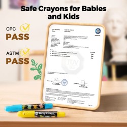 Crayones suaves lavables - 24 colores