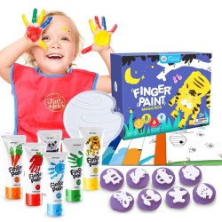 Caja mágica pintura dedos