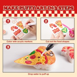 Set pintura de espuma - PIZZA