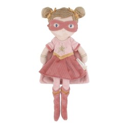 Rosa superheroína muñeca blandita 35 cm Little Dutch