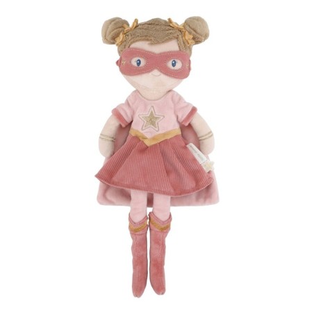 Rosa superheroína muñeca blandita 35 cm Little Dutch