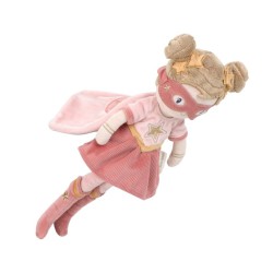 Rosa superheroína muñeca blandita 35 cm Little Dutch