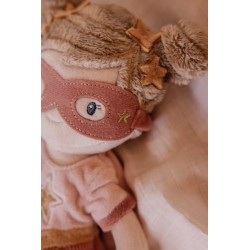 Rosa superheroína muñeca blandita 35 cm Little Dutch
