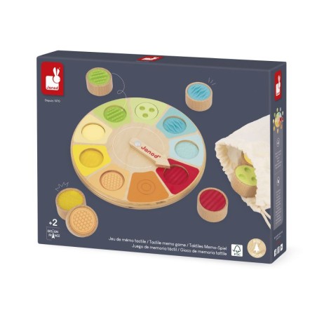Juego de memoria con rueda táctil  Sensorial
