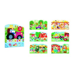 Cuaderno de pegatinas La granja