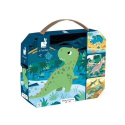 Puzzles Los dinosaurios (6-9-12-16 piezas)
