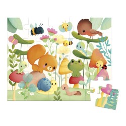 Puzzle de los compañeros del jardín - 20 piezas