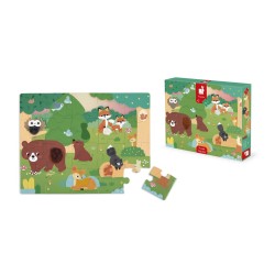 Puzzle táctil del bosque -20 piezas