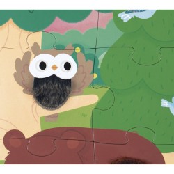 Puzzle táctil del bosque -20 piezas