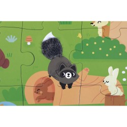 Puzzle táctil del bosque -20 piezas