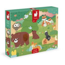 Puzzle táctil del bosque -20 piezas