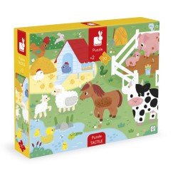 Puzzle táctil de la granja 20 piezas