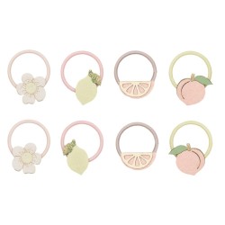 Mini gomas de pelo Peachy citrus - Mimi & Lula