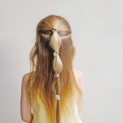 Mini gomas de pelo Peachy citrus - Mimi & Lula