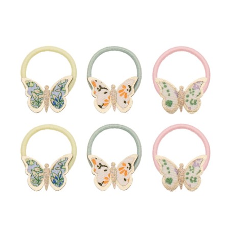 Mini gomas de pelo Floral butterfly - Mimi & Lula